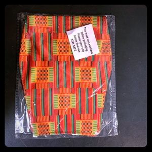 Face mask Kente African print pattern